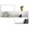 VÄGGHYLLPLAN DREAM -SB- - vit, Modern, trä (80/55/20cm) - Mömax