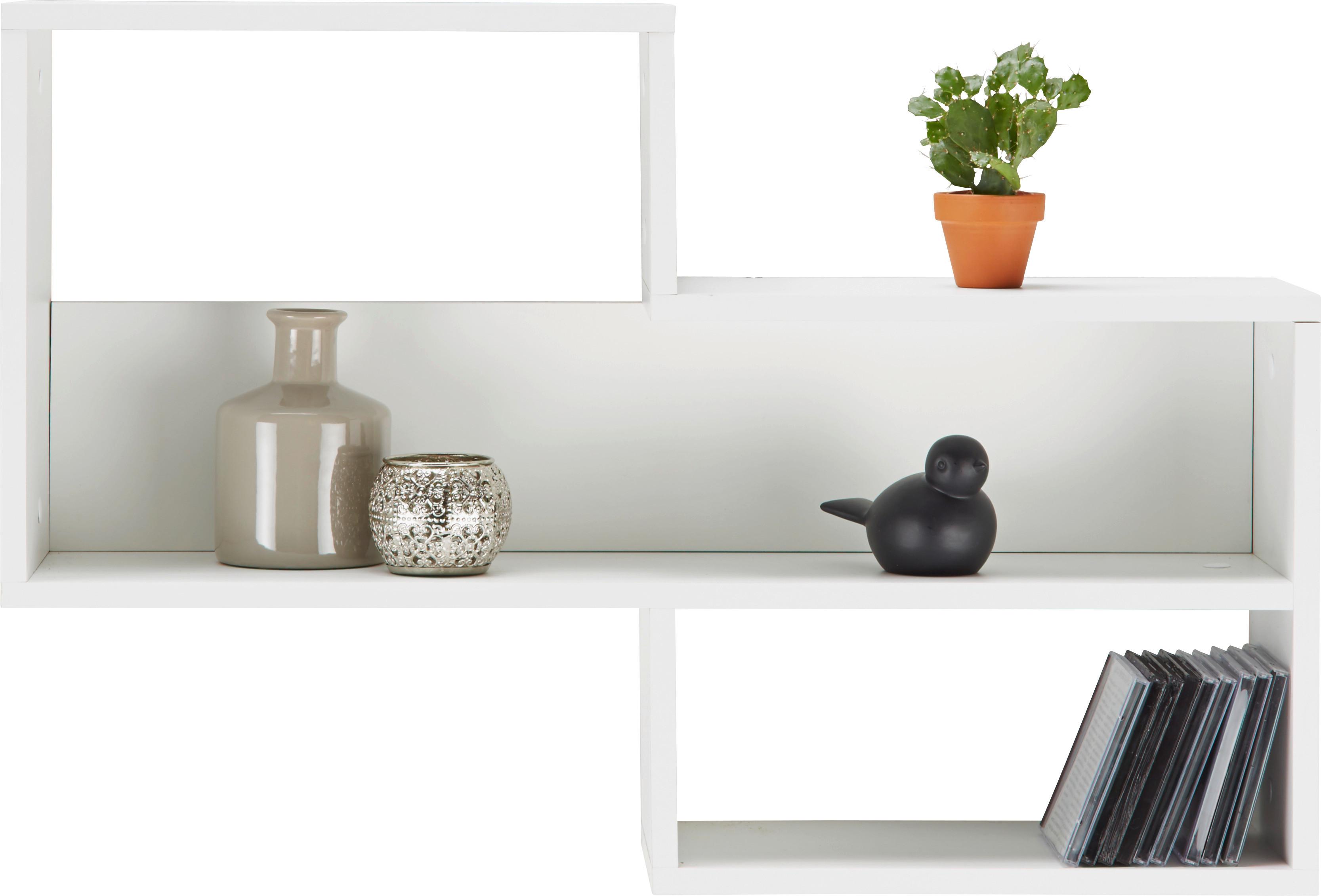 Stenski Regal Dream -Sb-, Bela, 80 X 55 Cm - bela, Moderno, les (80/55/20cm) - Mömax