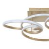 LED-TAKLAMPA JULI - cappuccino, Modern, metall/plast (70/40/25cm) - Premium Living