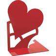 Könyvtámasz Mon Amour -sb- - Piros, Fém (14,6/19/14,5cm) Könyvtámasz Mon Amour -sb- - Piros, Fém (14,6/19/14,5cm)