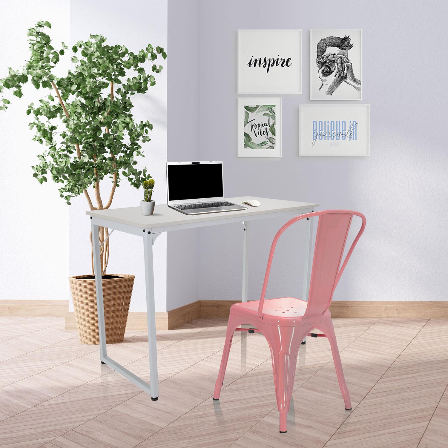 Stol Vantaggio Comfort, Roza - roza, Basics, kovina (44/84/54cm) - MID.YOU