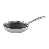 Bratpfanne Silver Line Edelstahlfarben - Edelstahlfarben, MODERN, Metall (20/4cm) - Gourmesto