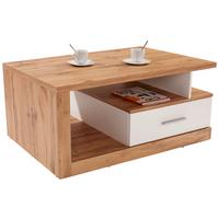 Klubska Miza Iguan, Barva Hrasta - barve hrasta/bela, Moderno, leseni material (110/45/67cm) - Mömax