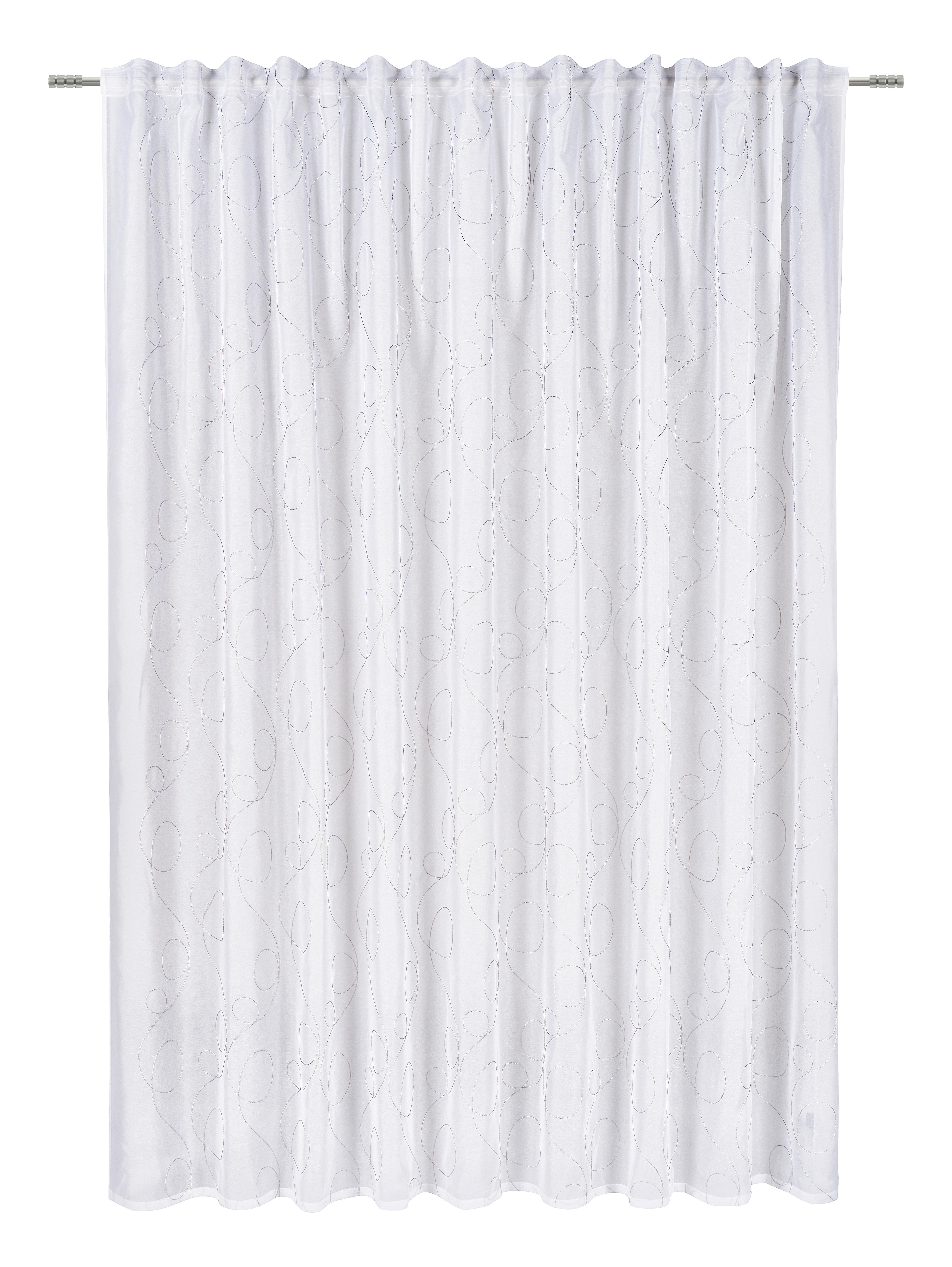 Končana Zavesa Marion Store 3 - bela/antracit, Moderno, tekstil (300/255cm) - Modern Living