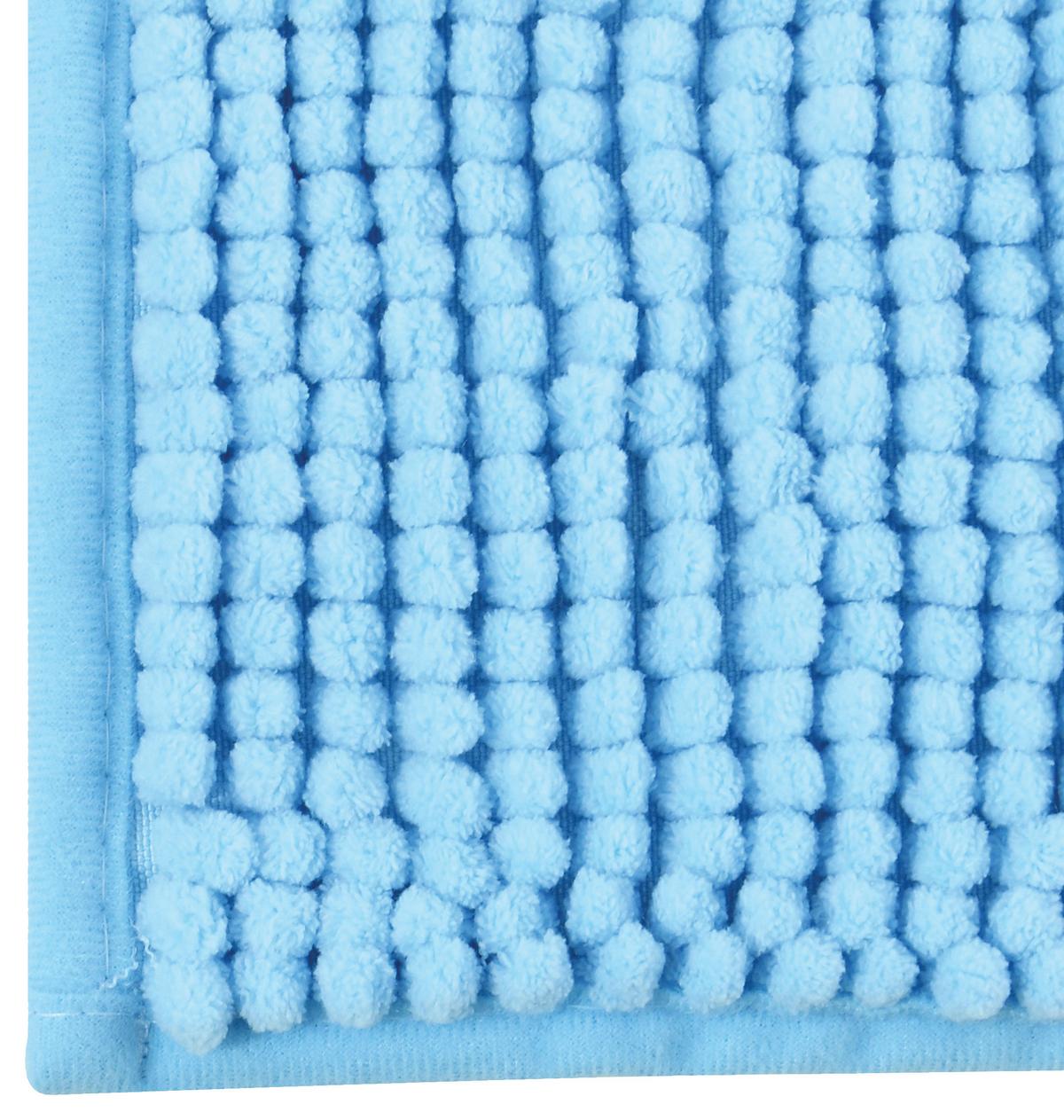 Badteppich 144506 Chenille - Hellblau, Konventionell (50/80cm) - Spirella