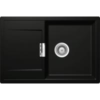 Spüle Mono-D 100, in Schwarz - Schwarz, MODERN, Stein (76,5/51cm) - Schock