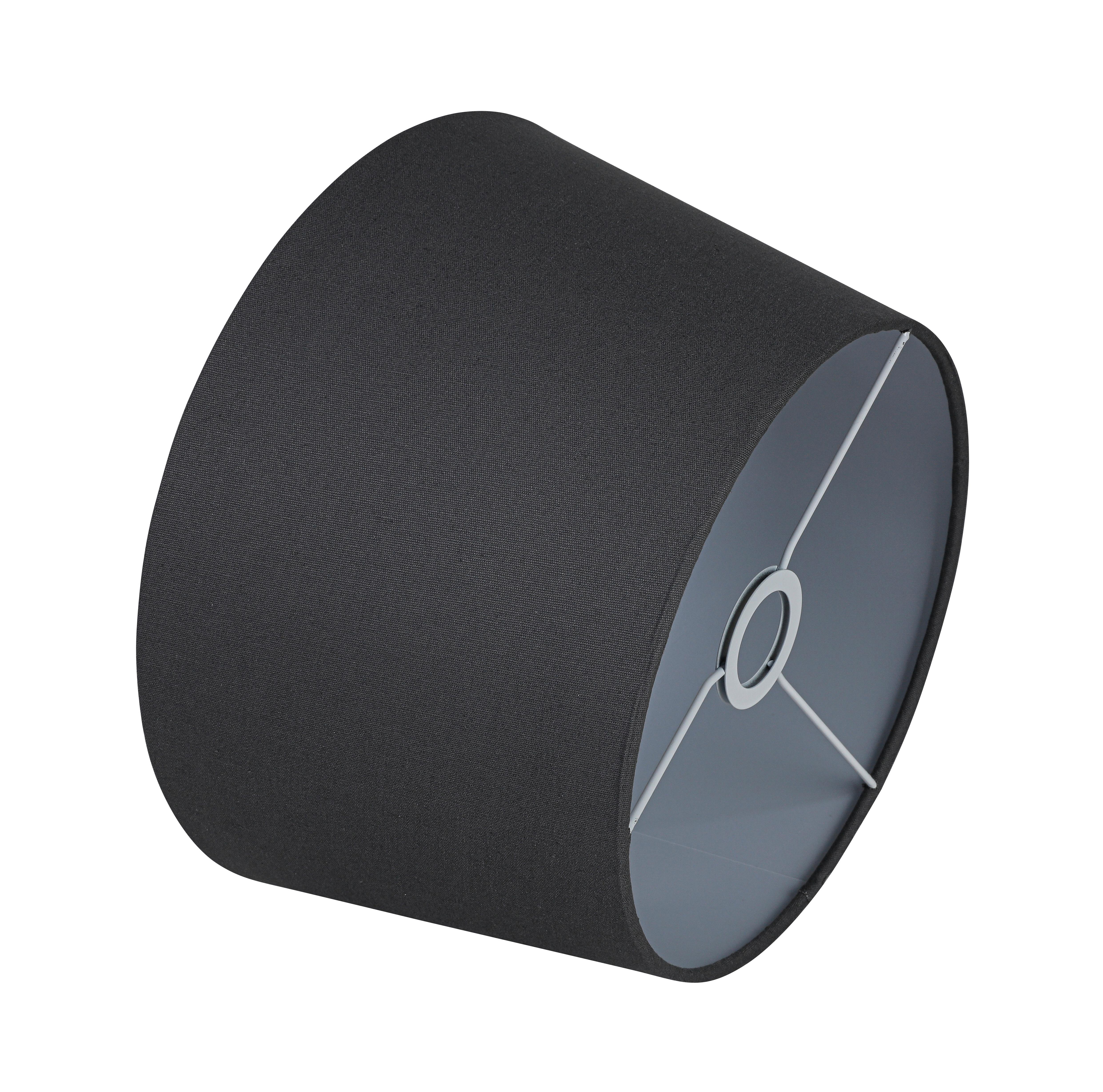 LAMPSKÄRM EMIL - vit/grå, Modern, metall/textil (35/35/20cm) - Mömax