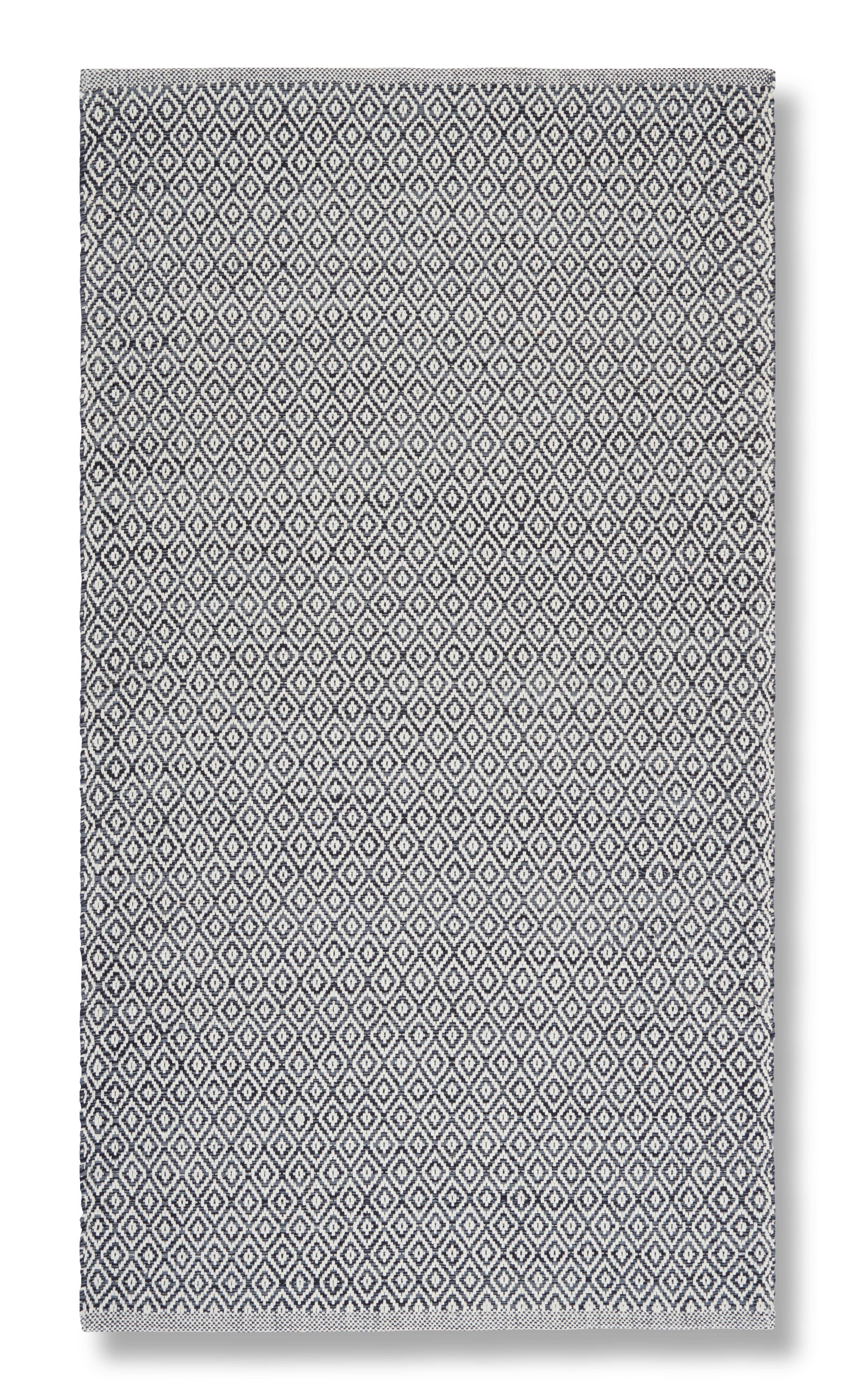 Handwebteppich Carola 2 in Grau ca. 80x150cm - Grau, Basics, Textil (80/150cm) - Modern Living