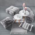 Teppich India ca.70x140cm - Dunkelgrau/Hellgrau, MODERN, Textil (70/140cm) - Mömax modern living