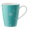 Kaffeebecher aus Porzellan 30 ml ''X-Mas'' - Türkis/Weiß, KONVENTIONELL, Keramik - Vivo Kaffeebecher aus Porzellan 30 ml ''X-Mas'' - Türkis/Weiß, KONVENTIONELL, Keramik - Vivo
