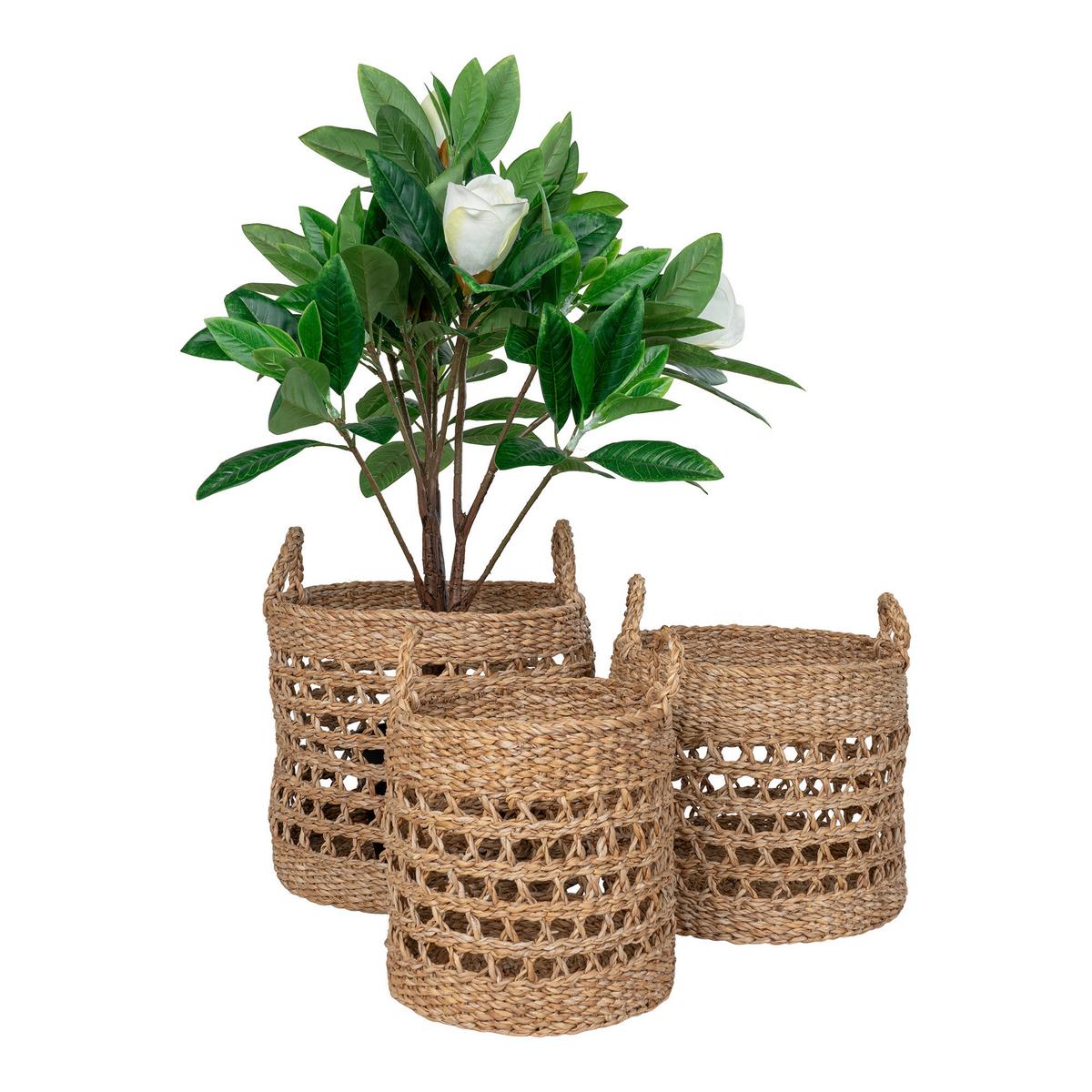 Korbset Balok Baskets Hellbraun - Hellbraun, Design, Holz