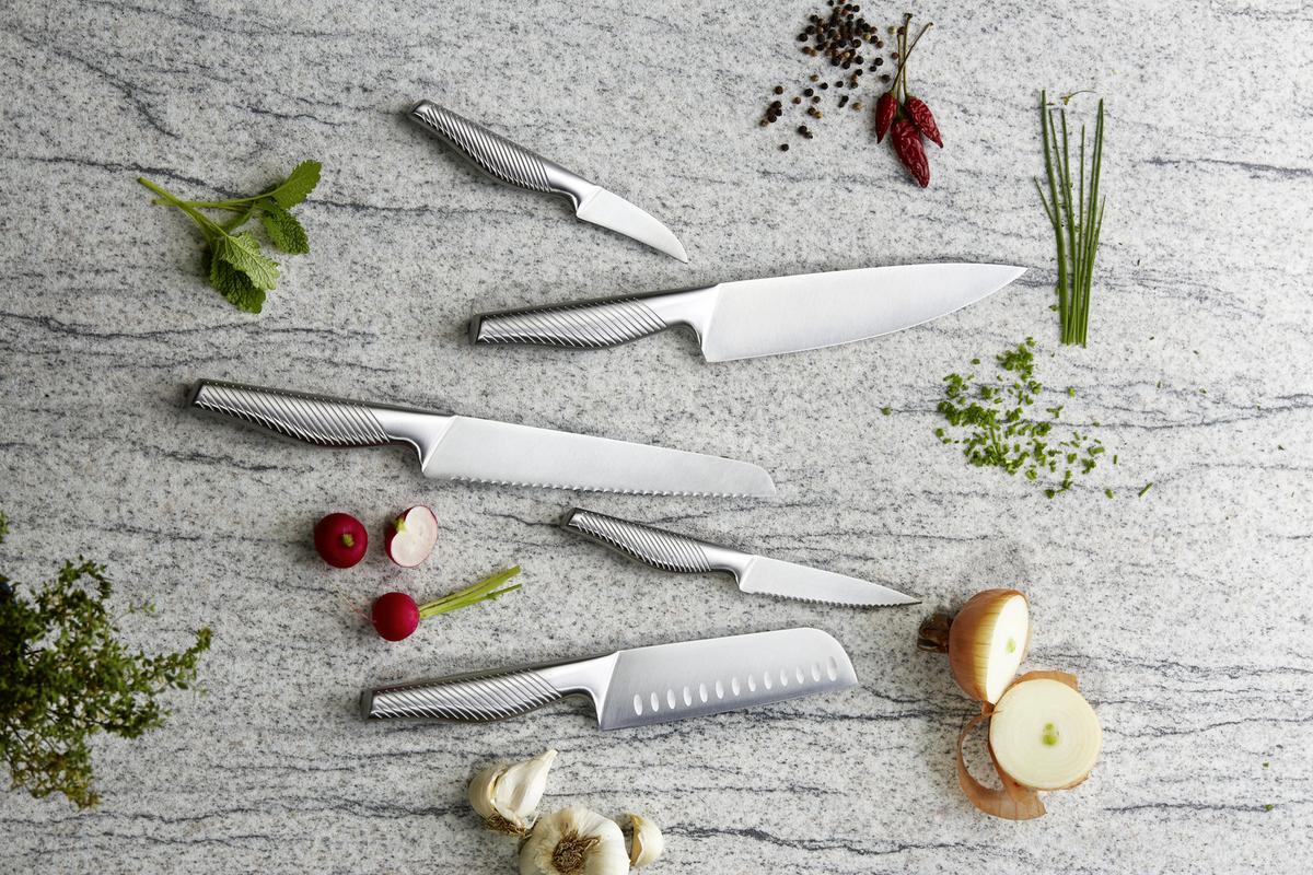 Kés Gourmet - nemesacél, Modern, fém (22,7cm) - Premium Living