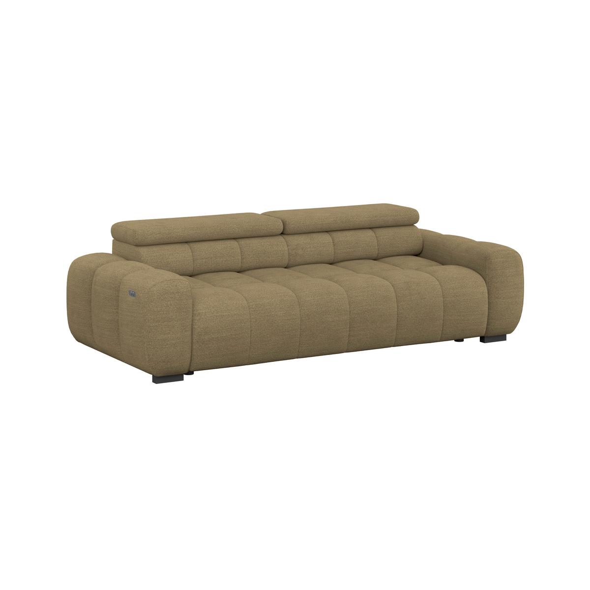 Canapea Bigsofa BULL - taupe, Design, textil (248/77-97/108cm) - Luca Bessoni