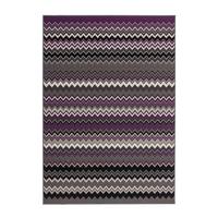Flachwebeteppich Now 725 Multi/violett 160x230 - Violett/Multicolor, Basics, Textil (160/230cm) - Kayoom