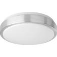 Deckenleuchte Cyber mit Led - Alufarben/Weiß, MODERN, Kunststoff/Metall (33/33/11cm) - Mömax modern living Deckenleuchte Cyber mit Led - Alufarben/Weiß, MODERN, Kunststoff/Metall (33/33/11cm) - Mömax modern living