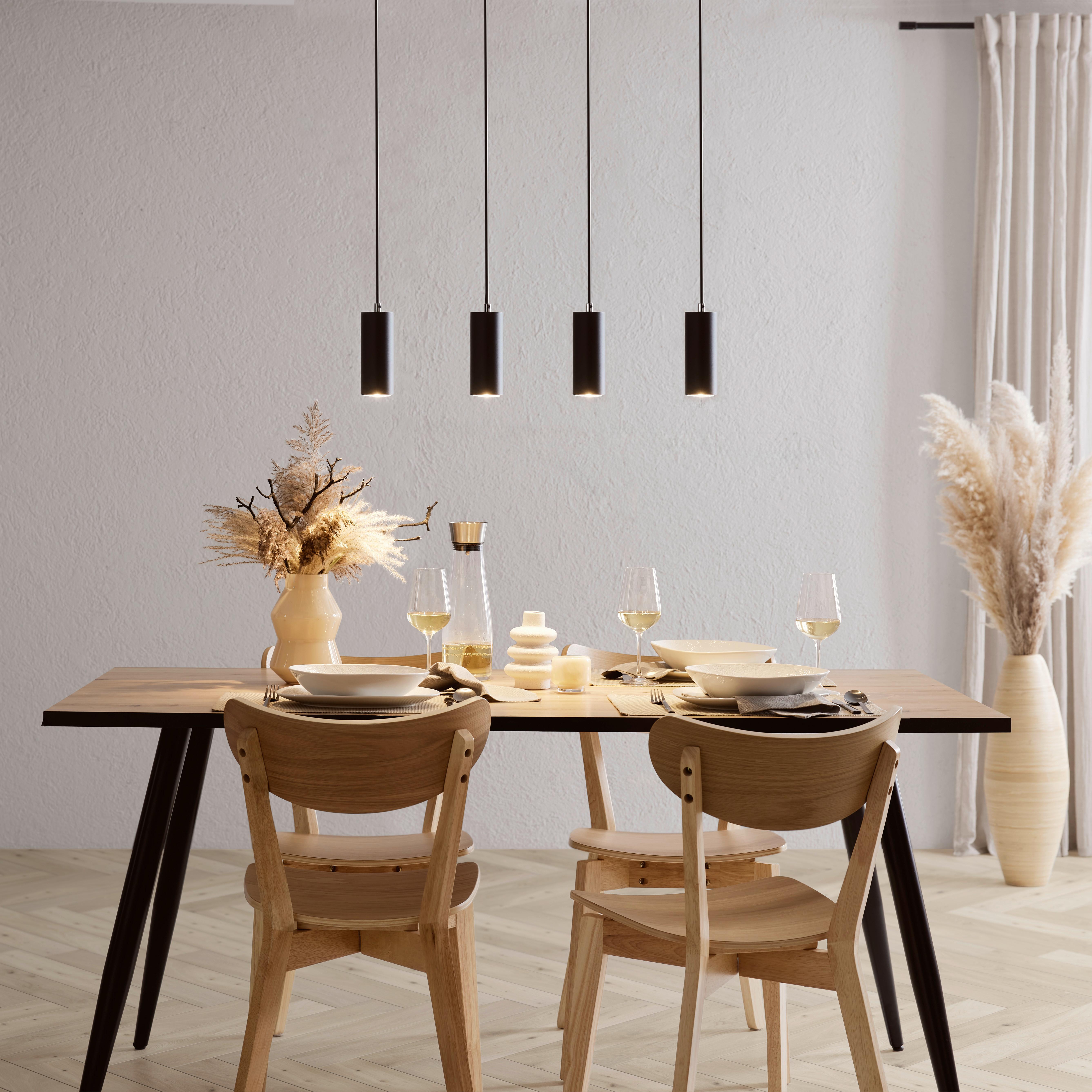 Függőlámpa Witmo - fekete, Modern, fém (65/6/120cm) - Best Price