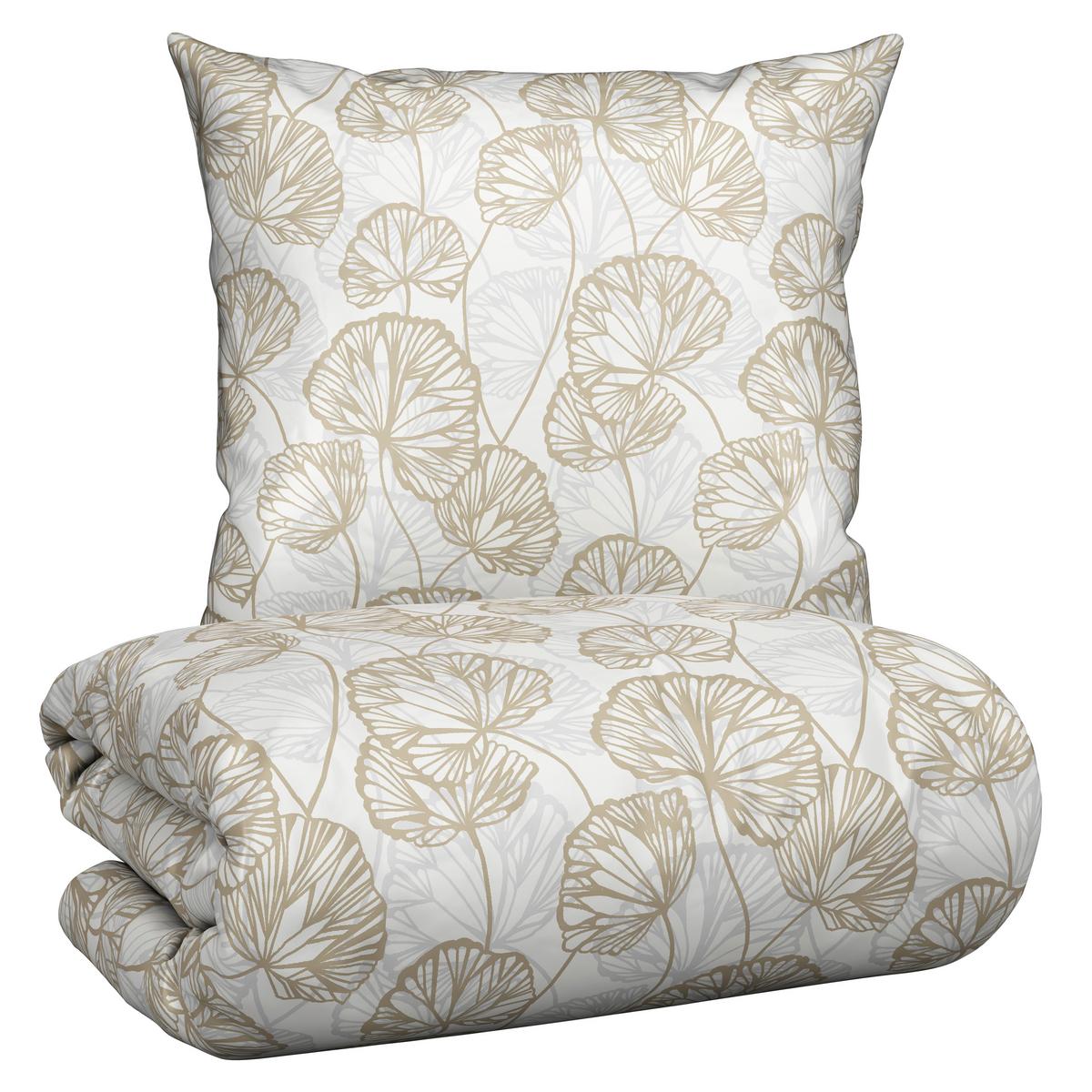 Bettwäsche Ethens Beige ca. 135x200cm - Beige, Textil (135/200cm) - Modern Living