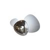 Wandleuchte Jack-Stone Nickelfarben max. 8 Watt - Nickelfarben, Trend, Metall (26,9/36,3/7,4cm) - MAYTONI