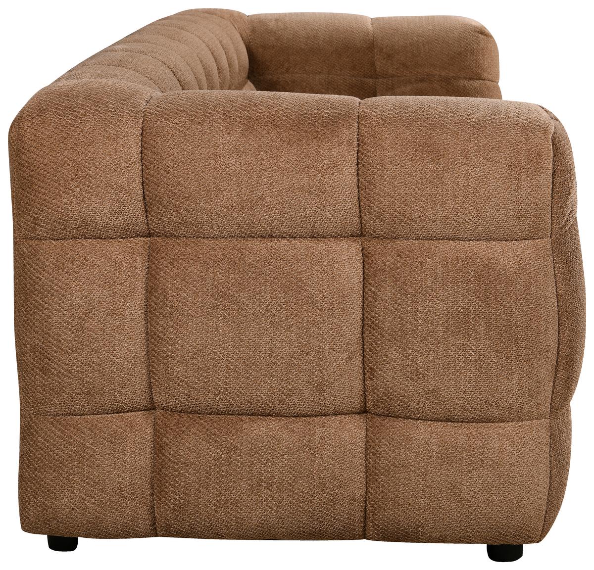 Sofa Cosy - smeđa/crna, Moderno, drvo/tekstil (218/71/90cm) - Mömax