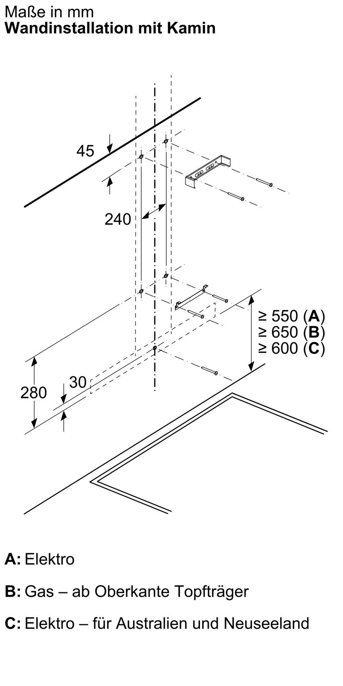 Dunstabzugshaube LC95BCC60 Schwarz - Schwarz, MODERN, Metall (89,8/80,3-94,3/50cm) - Siemens