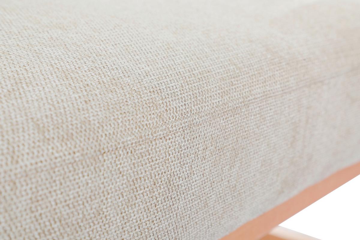 2-Sitzer-Sofa Malmö Hellgrau - Hellgrau/Naturfarben, MODERN, Holz/Textil (120/75/69cm) - Mömax