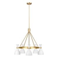 Luster Joan Fe-Joan5-Mw - bijela/boje mjeda, Konvencionalno, metal (81.3/89.3 cm) - Elstead Lighting
