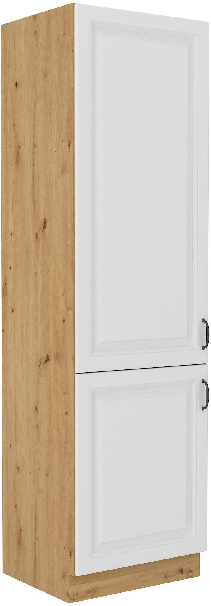 Ormar Za Ugr.hladnjak 2 Vrata Stilo - bijela/hrast Artisan, Moderno, drvni materijal/metal (60/210/57cm)