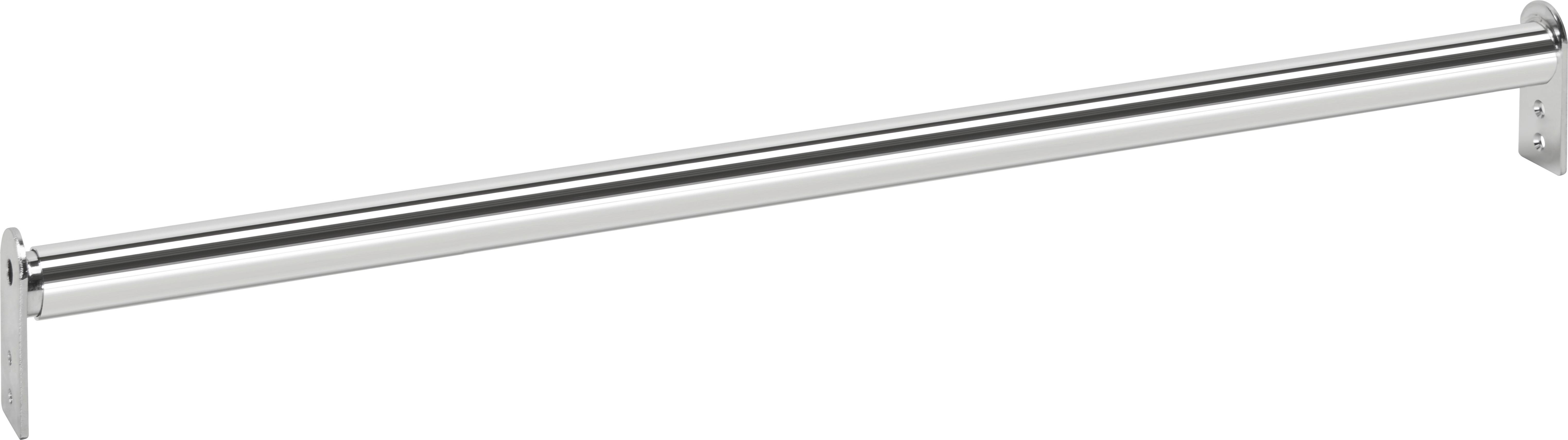Kleiderstange in Chromfarben - Chromfarben, Metall (60-110/7/3cm) - Mömax