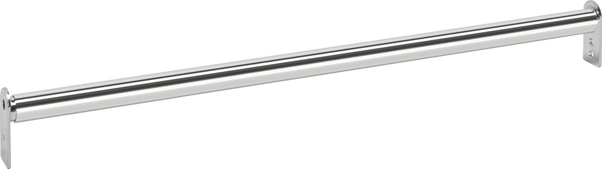 Ruhaakasztó Rúd Kihúzható Fém Universal - krómszínű, fém (60-110/7/3cm) - Mömax