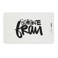 Schneidebrett Schöne Frau aus Kunststoff in Schwarz/Weiss - Weiss/Schwarz, Modern, Kunststoff (23,3/14,3/0,2cm)