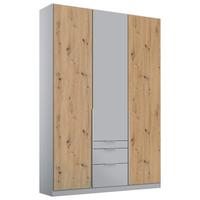 Ormar S Klasičnim Vratima Alabama - hrast Artisan/svijetlo siva, Moderno, drvni materijal (136/229/54cm) - Modern Living