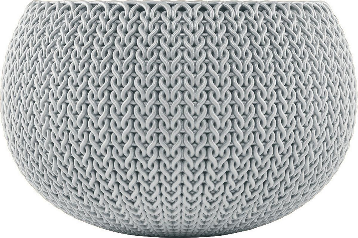 Ghiveci COZY S - gri deschis, Basics, plastic (28/18/28cm)