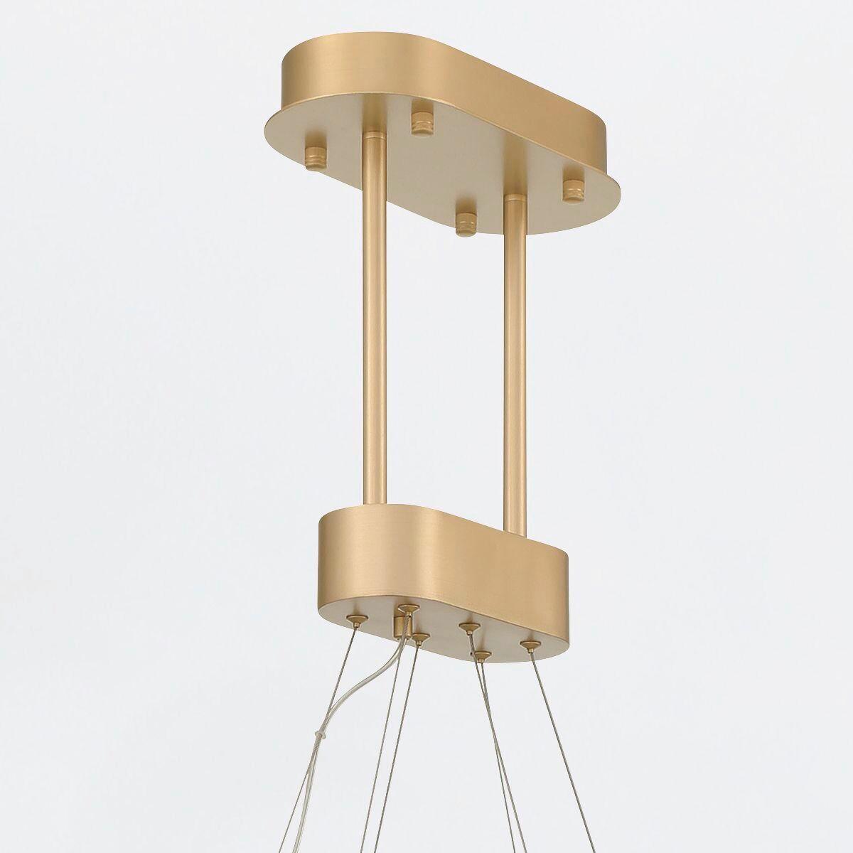 Csillár Qn-Vivien-P-L-Bg - aranyszínű, Konventionell, műanyag/fém (40,5/119,4cm) - Elstead Lighting