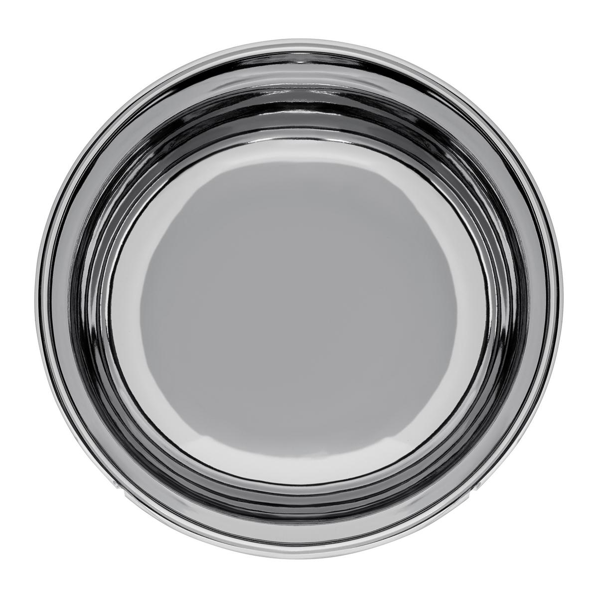 Müslischale Shiny Silver Silberfarben Ø ca. 13,8cm - Silberfarben, MODERN, Keramik (13,8/8,2cm) - Mömax