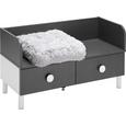 Sitzbank in Grau - Alufarben, KONVENTIONELL, Holzwerkstoff/Kunststoff (93/51/42cm) - Modern Living Sitzbank in Grau - Alufarben, KONVENTIONELL, Holzwerkstoff/Kunststoff (93/51/42cm) - Modern Living