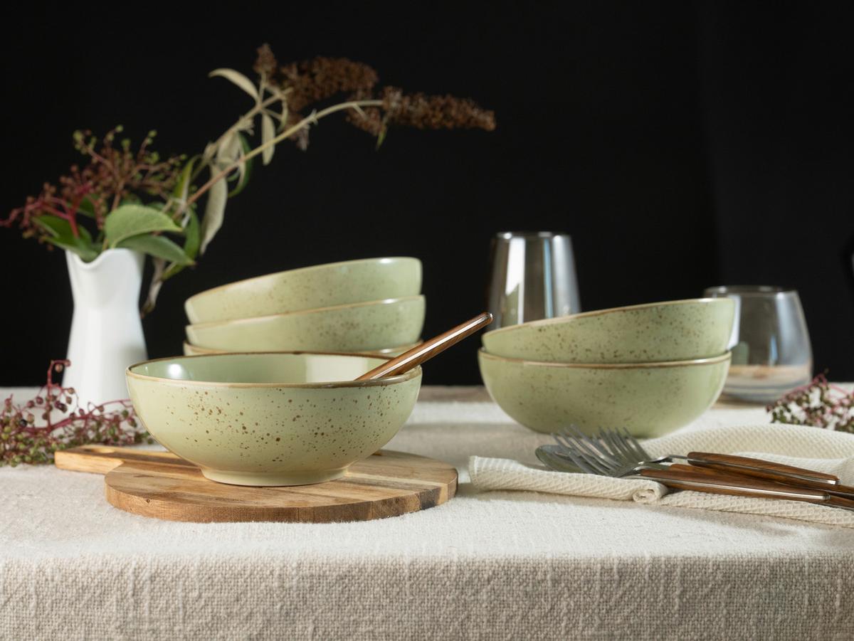 SCHÜSSELSET 22054 NATURE COLLECTION - Grün, Trend, Keramik (16,5cm) - Creatable