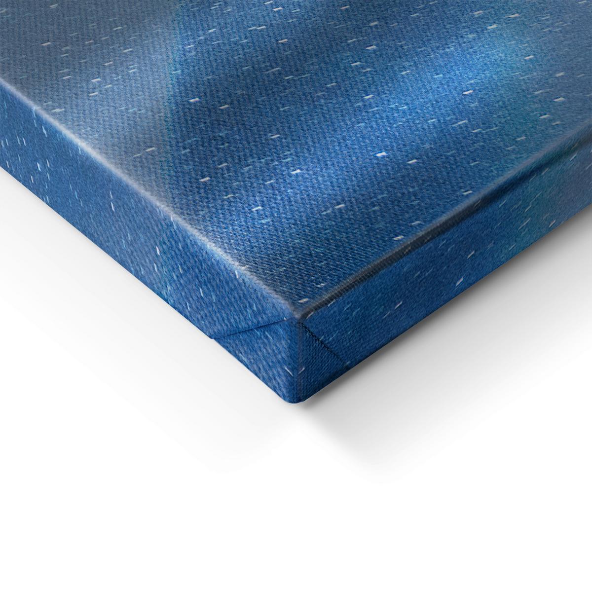 Leinwandbild Silver Blau/Pink - Blau/Pink, Holzwerkstoff/Textil (120/80cm) - Mömax