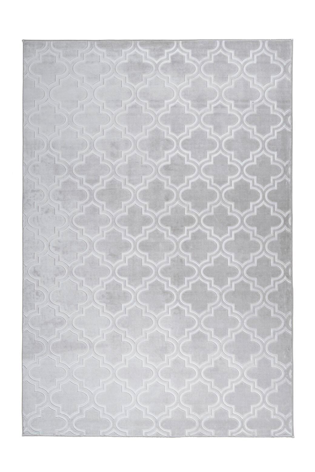 Flachwebeteppich Monroe 100 Grau / Blau - Blau/Grau, Konventionell, Textil (160/230cm) - Kayoom