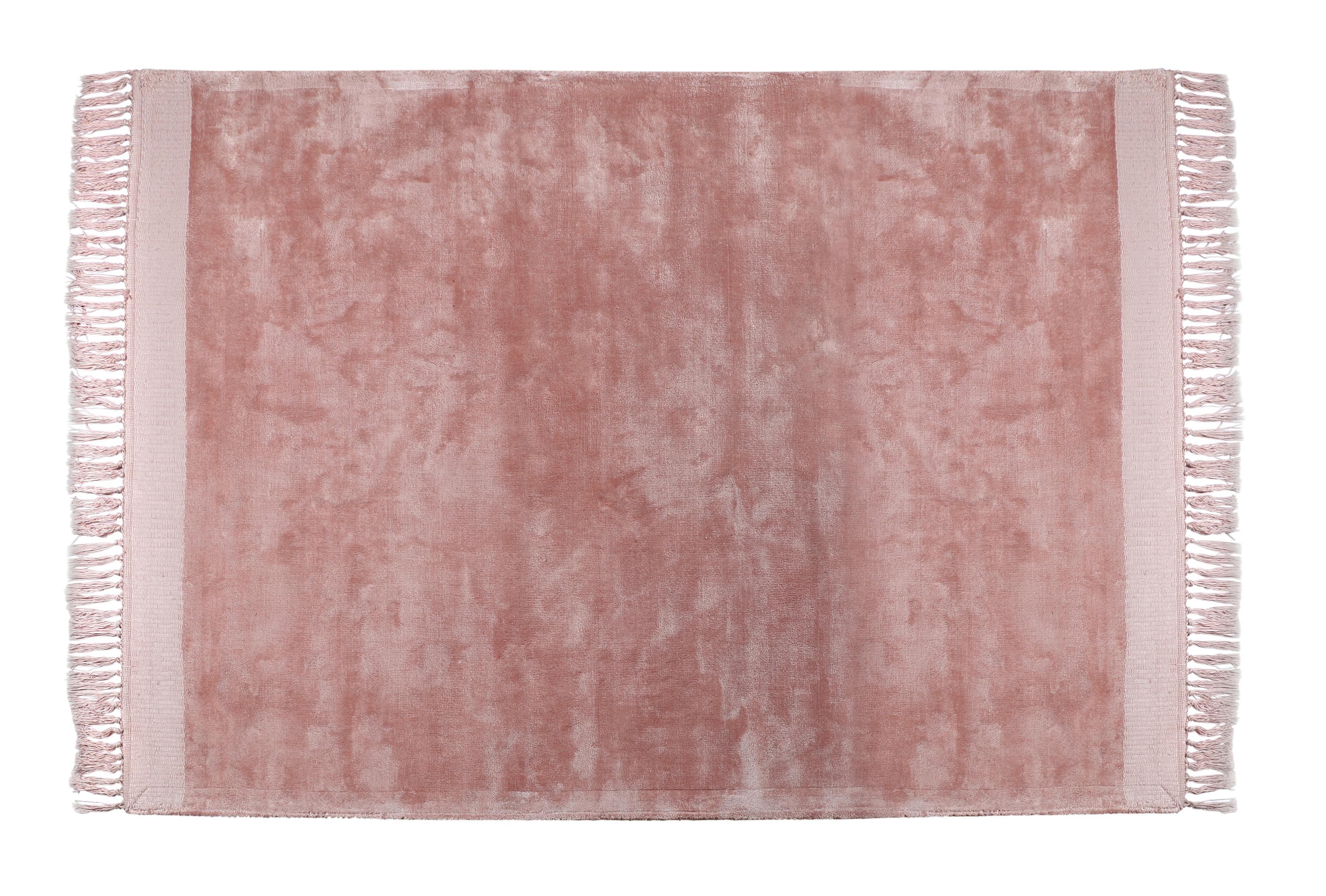 Teppich Milan Pink ca. 160x230cm - Pink, Basics, Textil (160/230cm)