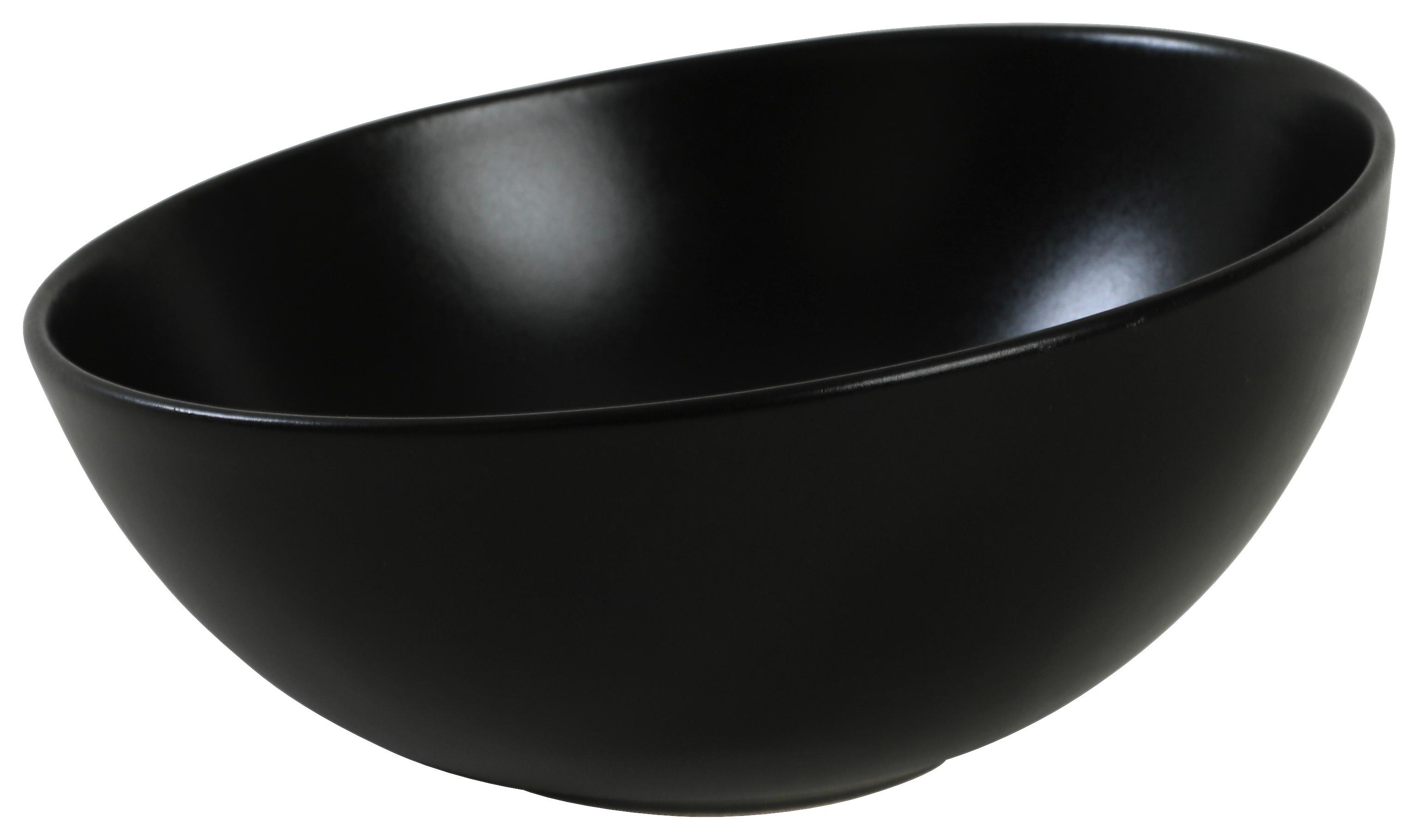 MISECZKA MELLY - czarny, Modern, ceramika (18/8,6cm) - Premium Living