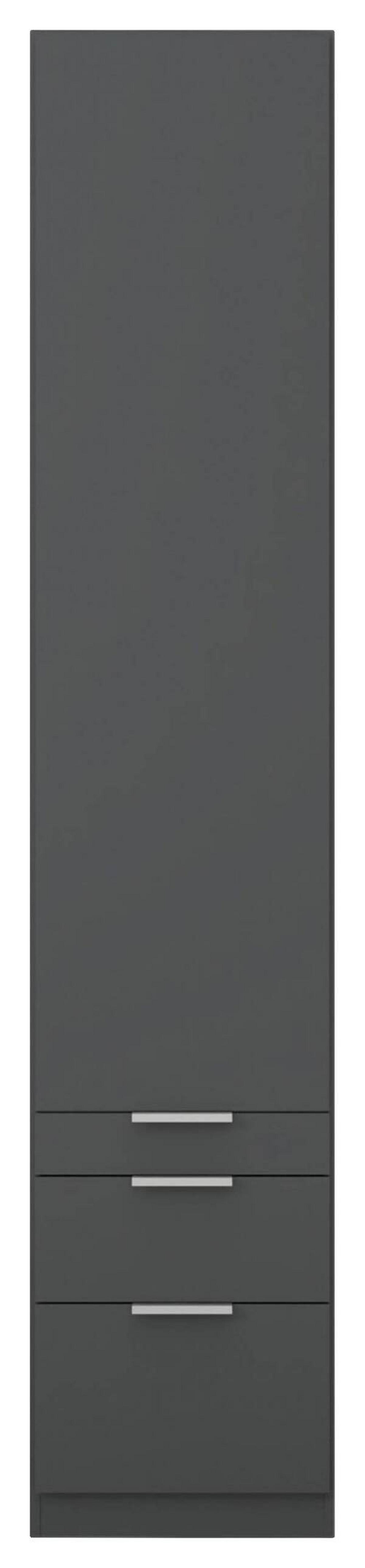 Ormar S Klasičnim Vratima Alabama - siva/boje aluminija, Moderno, drvni materijal (47/229/54cm) - Modern Living