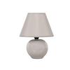 BORDSLAMPA IRMA - grå/svart, Romantik / Lanthus, textil/plast (18/25cm) - Mömax