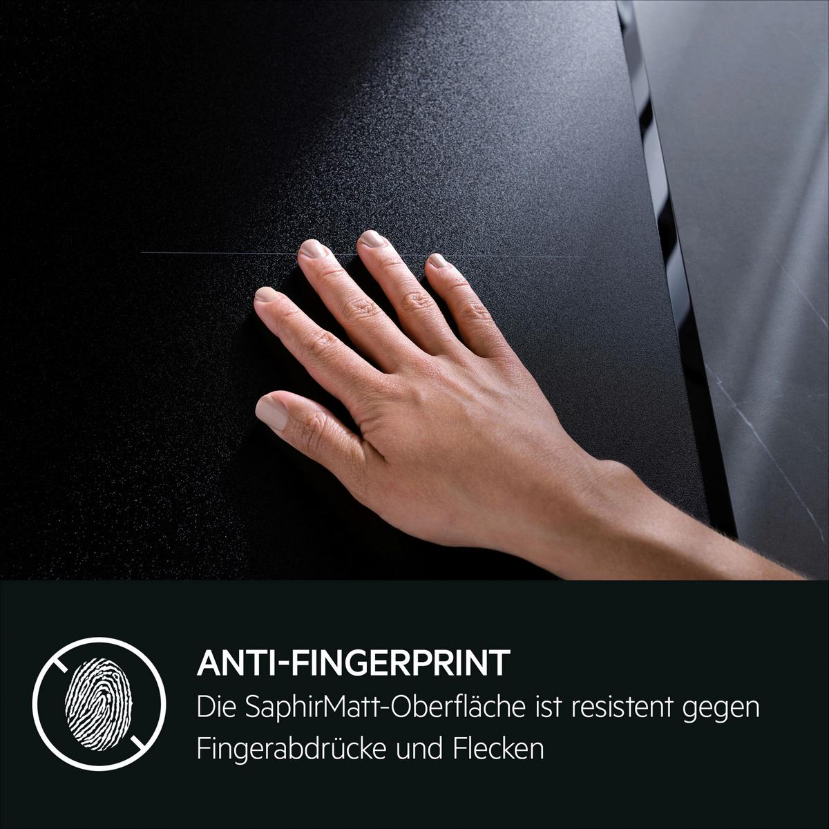 PŁYTA KUCHENNA Z WYCIĄGIEM XCD6847AS  -TOP- - czarny, Basics, szkło (83/21,2/52cm) - AEG