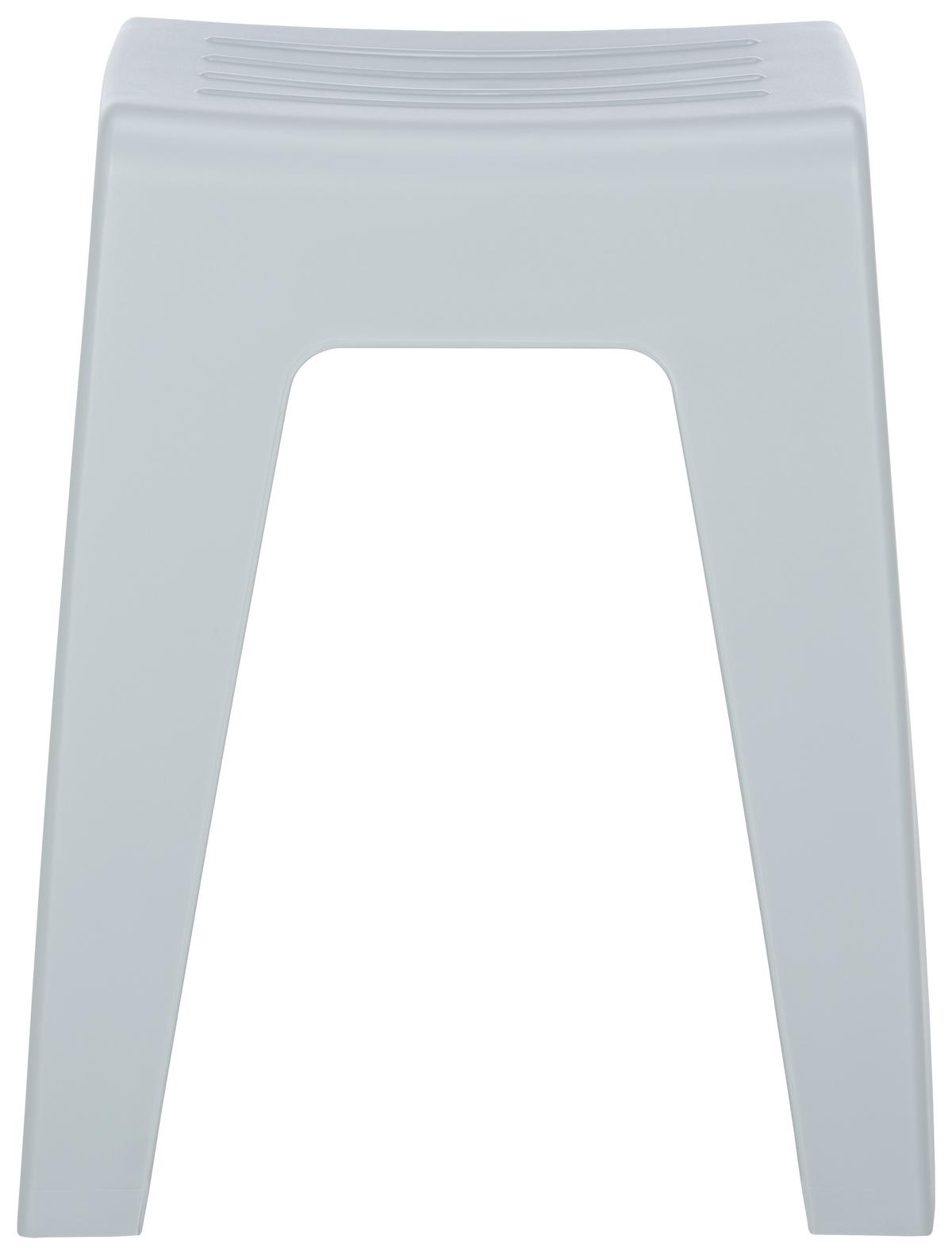 Stolček Kumba - siva, Konvencionalno, umetna masa (38/47/32cm) - Mömax