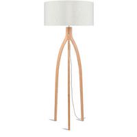 Stoječa Svetilka Anna, Naravna Barva, Bambus - naravne barve, Trend, tekstil/les (60/160cm) - Good & Mojo