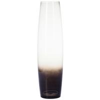 Vază Ombre - străveziu/negru, Konventionell, sticlă (19/60cm) - Mömax