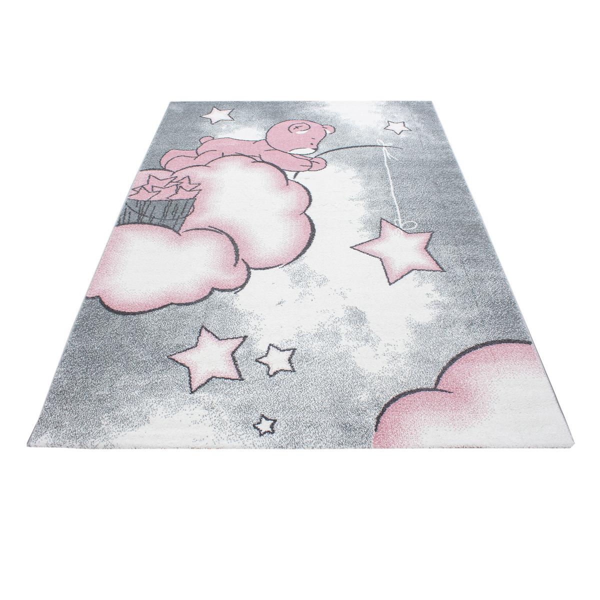Dječji Tepih Kids - pink/bijela, Trend, tekstil (120/170cm) - Ben'n'jen