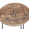 SOFFBORD NEVIS - svart/naturfärgad, Natur, metall/trä (70/70/45cm) - Mömax