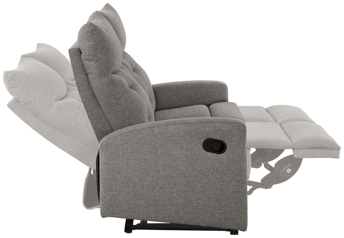 Dvosjed Sa Relaks Funkcijama Valencia - taupe, Moderno, drvo/metal (129/103/91cm) - Mömax