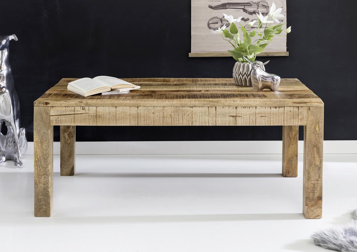 Couchtisch Rustica in Braun Mangoholz - Braun, Design, Holz (110/60/47cm) - MID.YOU